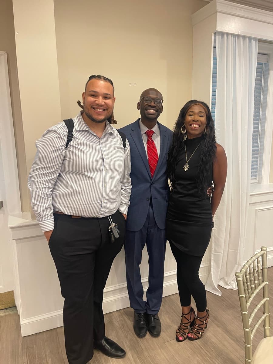 Group photo at a PRISM AI event